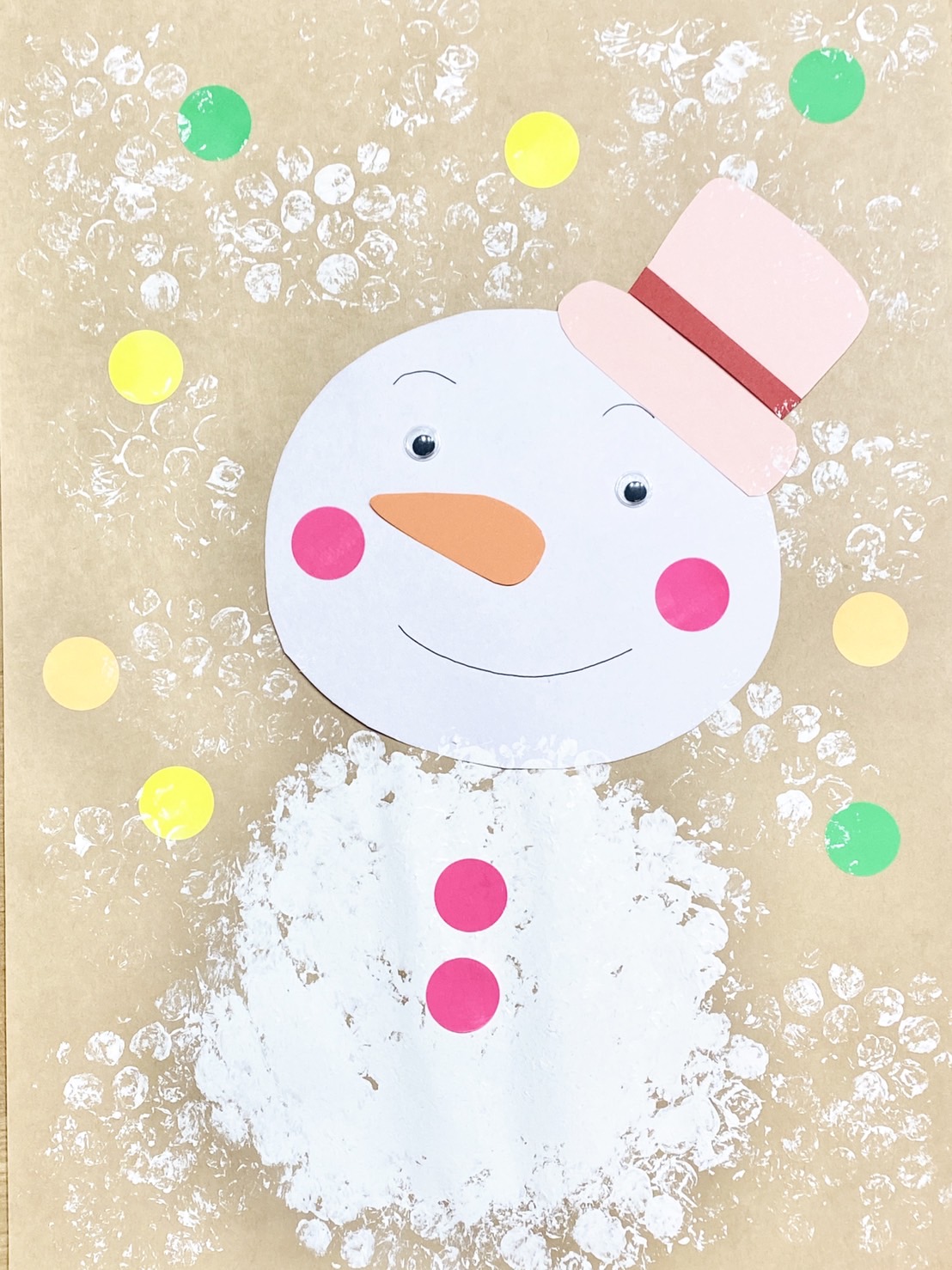 といちゃん企画☆クリスマス制作「雪だるま」　撮影データ付